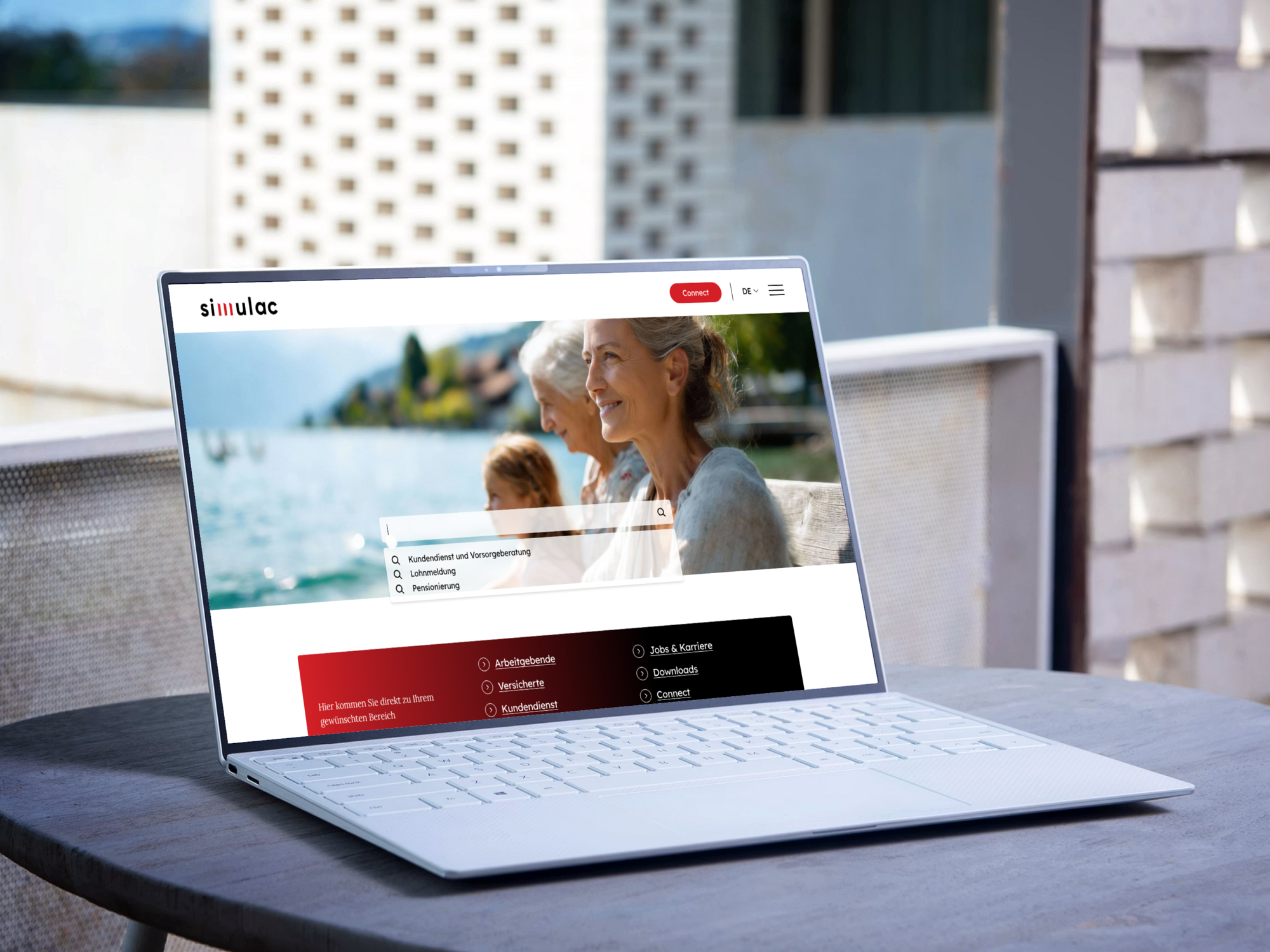 simulac.ch - Multi-Domain-Plattform für Sozialversicherungen